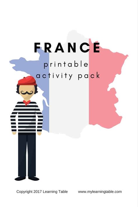 Are you ready to take a trip around the world?  Then check out this free printable pack designed around the country of France. This 9-page pack is perfect for your country studies and it includes: France Books for Kids Library Checklist Counting in French Activity French Cooking Activity Map of France labeling Notebook pages (Elementary, Middle […] France For Kids, French Learning Books, French Articles, Learning French For Kids, Learn To Speak French, Map Of France, Country Studies, Notebook Pages, French Activities