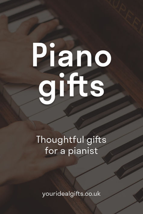 Piano Gifts Gifts For Pianists, Gifts For Piano Players, Piano Recital Gifts, Homemade Gifts For Friends, Piano Gifts, Piano Player, Piano Teacher, Gift For Music Lover, The Piano