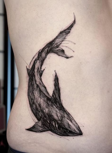 Shark Tattoo Ideas, Hai Tattoo, Marine Tattoo, Saved Tattoo, Shark Tattoo, Ocean Tattoos, Shark Tattoos, Fish Tattoo, Tattoo Style Drawings