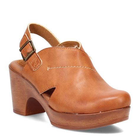 PRICES MAY VARY. These stylishly edgy clogs will help complete your casual wardrobe Soft hand-burnished leather or nubuck upper Adjustable slingback strap Approx. 1 inch platform with a 3 1/4 inch heel Wood grain midsole detail These stylishly edgy clogs will help complete your casual wardrobe|Soft hand-burnished leather or nubuck upper|Adjustable slingback strap|Approx. 1 inch platform with a 3 1/4 inch heel|Wood grain midsole detail Platform Clogs Shoes, Clog Style, Clogs Style, Chic Heels, Platform Clogs, Trendy Sneakers, 4 Inch Heels, Fall Shoes, Clogs Shoes