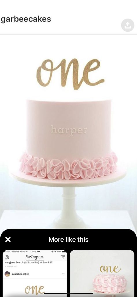 Simple Pink Smash Cake, Light Pink Smash Cake, Pretty In Pink First Birthday Party, Diy Cake Smash Cake, Simple Smash Cake Girl, Elegant Smash Cake, Pink Smash Cake Girl, First Birthday Girl Smash Cake, Simple First Birthday Cake