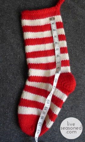 Knit A Stocking, Knitted Christmas Stocking Patterns, Striped Christmas Stocking, Stocking Patterns, Christmas Knitting Projects, Christmas Knitting Patterns Free, Crochet Mittens Pattern, Advanced Knitting, Christmas Stocking Ornament