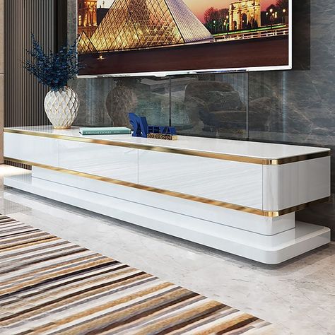 Living Room Tv Cabinet Designs, Tv Wall Panel, Tv Media Console, Console With Storage, Modern Tv Room, Modern Tv Wall Units, White Tv Stands, Tv Cabinet Design, Modern Tv Units