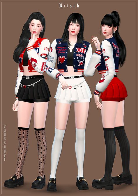 Sims 4 Kpop Mods, Sims 4 Kitsch Cc, Sims 4 Cc K Pop Clothes, Kpop Outfits Sims 4 Cc, Kpop Sims 4 Cc Clothes, Sims4 Kpop Cc, The Sims 4 Outfit Cc, Sims 4 Kpop Cc Clothes, Sims 4 Bratz Cc