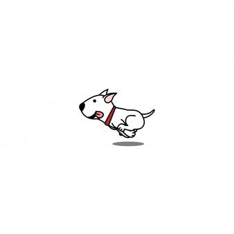 Lindo perro bull terrier corriendo Nordic Paint, Bull Terrier Tattoo, White Bull Terrier, Bull Terrier Puppy, Dog Animation, Tattoo Templates, Dog Icon, Bull Terriers, Bull Terrier Dog