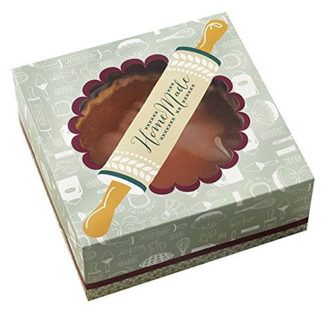 Wilton Pie Box >>> Read more at the image link. (This is an affiliate link) #decoratingtools Window Packaging Design, Bakery Box Design, Cake Packaging Design, Cake Box Design, Bakery Boxes Packaging, Pie Packaging, Packaging Design Box, Bakery Packaging Design, Sweet Box Design