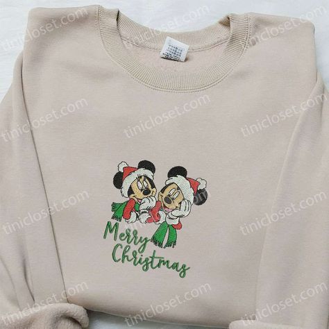 The Magic of Disney Christmas Sweatshirts: A Timeless Holiday Tradition Christmas Gifts For Family, Minnie Mouse Christmas, Best Family Gifts, Minnie Christmas, Mouse Christmas, Mickey Mouse Shirts, Mickey Mouse Christmas, Mickey Christmas, Family Christmas Gifts