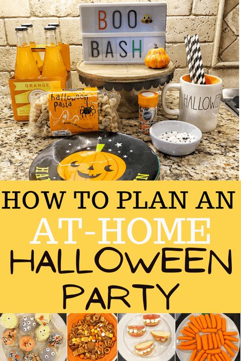 Halloween Family Party, Kids Halloween Party Food, Home Halloween Party, Halloween Snack Ideas, Teen Halloween Party, Family Halloween Party, Halloween Party Planning, Kids Halloween Food, Teen Halloween