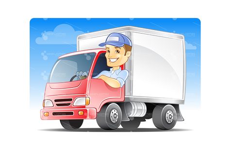 Truck Driver – Illustration Truck Cartoon Drawings, Driver Illustration, Truck Driver Caricature, Dump Truck Illustration, Vektor Truk Canter, Cartoon Semi Truck, Illustration Art Kids, Ui Ux Designer, Ux Designer