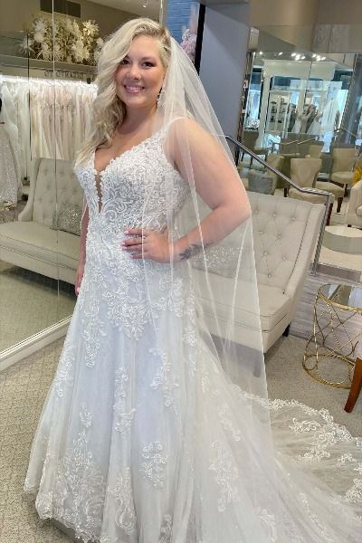 There’s a new girl in town… Johanna by Maggie Sottero has joined our A-line collection! She has sooo many pretty details and the lace on this gown is out of this world. 🤩 Maggie Soterro, Maggie Sottero, Out Of This World, New Girl, This World, Bridal Gowns, Bridal Dresses, Wedding Gowns, Wedding Dresses Lace