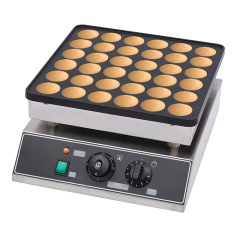 Minnie Mouse Pancakes, Pancake Maker Machine, Mini Dutch Pancakes, Mini Pancake Maker, Restaurant Kitchen Equipment, Crispy Pancakes, Dutch Pancakes, Waffle Irons, Belgian Waffle Maker