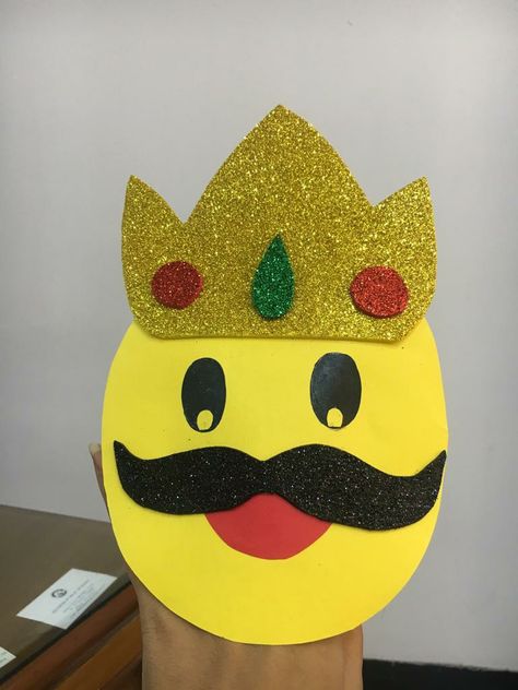 Dushera Craft For Kids Easy, Dashara Activity, Dushera Activity For Kids, Dusshera Activity For Kids, Dusshera Crafts For Kids, Dussehra Craft For Kids, Navratri Craft Ideas For Kids, Dussehra Craft, Nursery School Activities