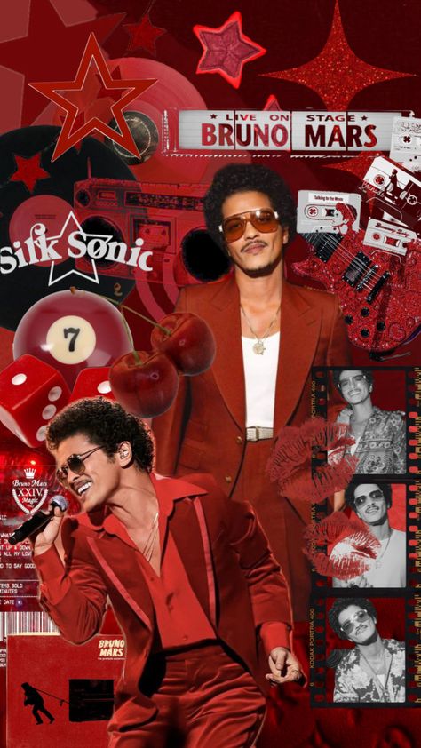 #brunomars #music #red #redaesthetic #popular #kingofpop #king #bruno Bruno Mars Style, Bruno Mars Lyrics, Bruno Mars Music, Mars Wallpaper, Abel The Weeknd, When You Smile, King Of Pops, Bruno Mars, Red Aesthetic