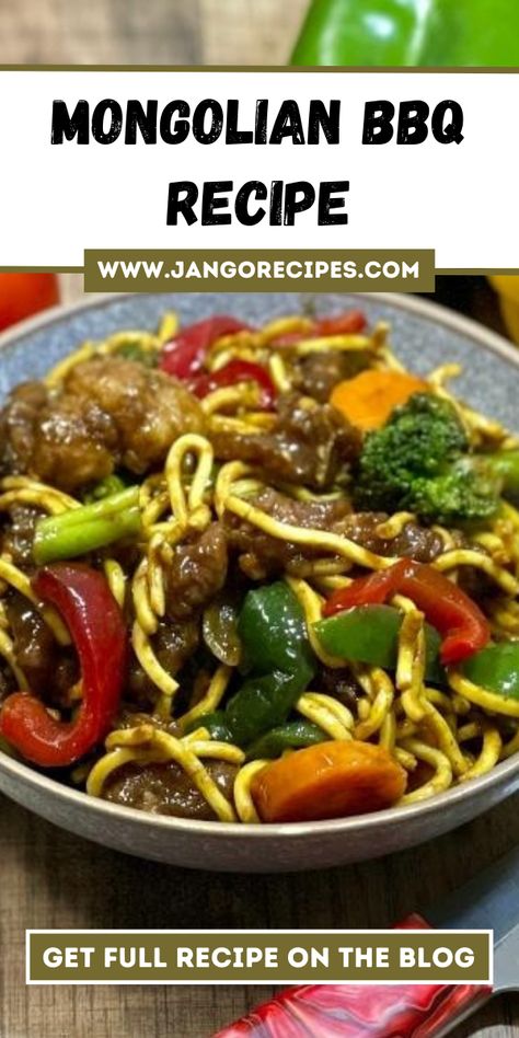 In this blog, I will share with you a Mongolian BBQ Recipe that is extremely delicious. Mongolian Bbq, Beef Flank, Bbq Recipe, Food Advice, Marinated Beef, Fried Beef, Stir Fry Sauce, Spaghetti Noodles, Steamed Rice