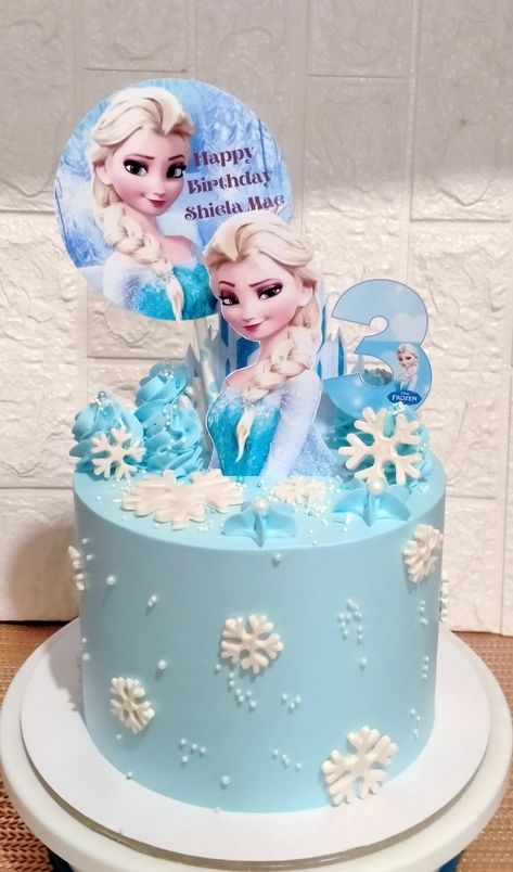 Cake for girls Frozen Themed, Girl Cakes, Elsa Frozen, Themed Cakes, For Girls, Frozen, Birthday Cake, Cake, Birthday