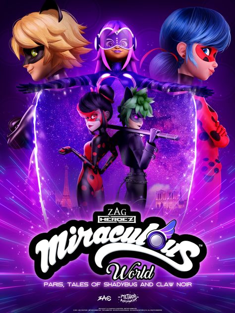 Anime Miraculous Ladybug, Claw Noir, Tikki Y Plagg, Noir Movie, Miraculous Wallpaper, Paris Poster, Miraculous Ladybug Wallpaper, Miraculous Ladybug Fanfiction, Marinette And Adrien