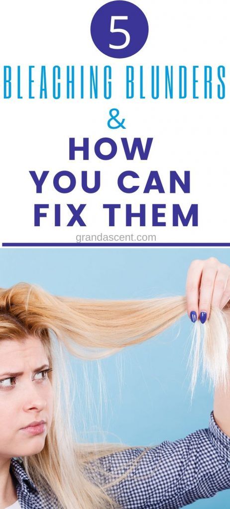 Check out these 5 bleaching blunders and learn how to fix damaged bleached hair if you happen to have any of these damaging effects. #bleachedhair #hair #damagedhair #fixmyhair Damaged Bleached Hair, Bleach Damaged Hair, Damaged Hair Diy, Fried Hair, Hair Plopping, Natural Beauty Routine, Bleaching Your Hair, Hair Care Recipes, Hair Damage