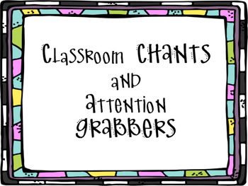 This set includes a variety of classroom chants that can be used during circle time and during transitions.  Jut cut out, laminate, and put them on a ring to have them easily accessible! Classroom Circle Time, Classroom Chants, Classroom Management Preschool, Ron Clark, Transition Activities, Be A Good Friend, Colorful Classroom, Classroom Rules Poster, Attention Grabbers