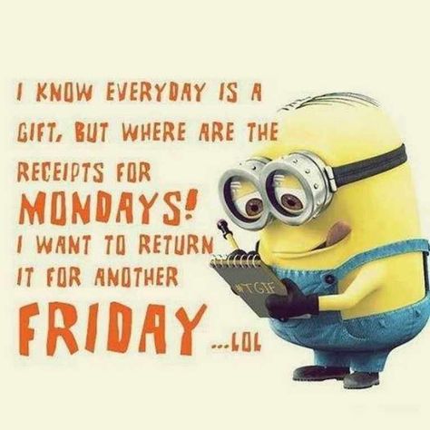 Tgif Quotes, Hump Day Humor, Tgif Funny, Thursday Humor, Funny Friday, Funny Minion Pictures, Happy Quotes Smile, Friday Quotes Funny, Happy Friday Quotes