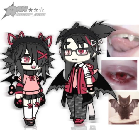 Gacha Vampire Outfit, Gacha Vampire, Cutecore Gacha, Halloween Oc, Vampire Clothes, Clown Clothes, Cool Symbols, Free Oc, Characters Inspiration Drawing