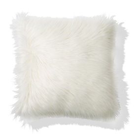 Zsa Zsa Faux Fur Cushion - White Kmart Decor, Fluffy Cushions, White Room Decor, Teen Bedroom Designs, Zsa Zsa, Christmas Apartment, Faux Fur Rug, Fur Rug, Pretty Room