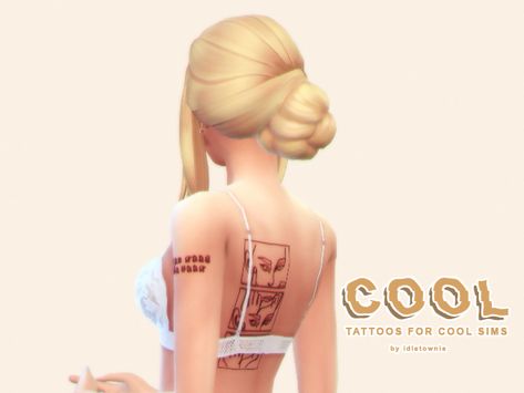 Sims 4 CC Finds ♥ — idletownie: i made tattoos again! simlish font... Sims 4 Cc Mm Tattoos, Sims 4 Cc Simlish Tattoos, Sims 4 Simlish Tattoo, Sims 4 Matching Tattoo, Sims 4 Belly Button Piercing Cc Maxis Match, Sims 4 Henna Cc, Ts4 Mm Tattoos, Sims 4 Maxis Match Tattoos, Sims 4 Tattoo Cc Maxis Match