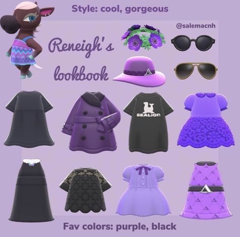 Reneigh Yard Guide Acnh, Acnh Lookbook, Acnh Characters, Acnh Tips, Acnh Villagers, Animal Crossing Memes, Animal Crossing Guide, Animal Crossing Characters, Animal Crossing Villagers