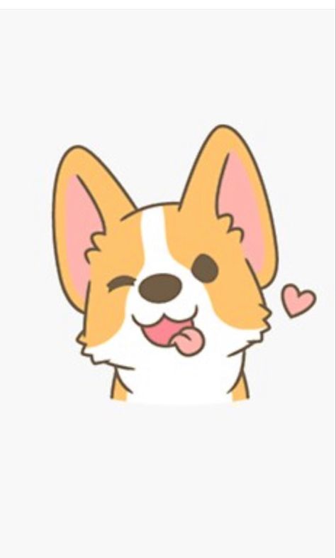 Corgi Dog, A Cartoon, A Dog