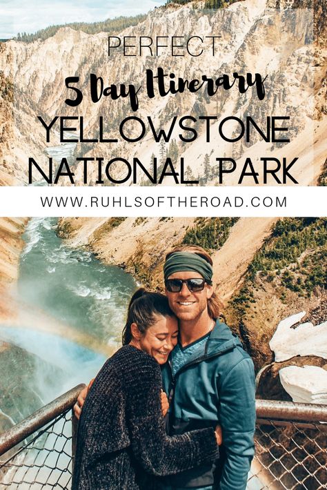 Yellowstone 5 Day Itinerary, Yellowstone National Park Itenary, Yellowstone National Park Itinerary, Things To Do In Wyoming, Yellowstone Hot Springs, Things To Do In Yellowstone, Yellowstone National Park Vacation, National Park Itinerary, Yellowstone Vacation