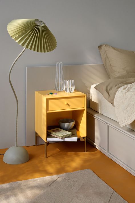 Interiors Bedroom, Montana Furniture, Dream Night, Small Bedside, Small Bedside Table, Scandinavian Bedroom, Glass Of Water, Custom Storage, Stand By You