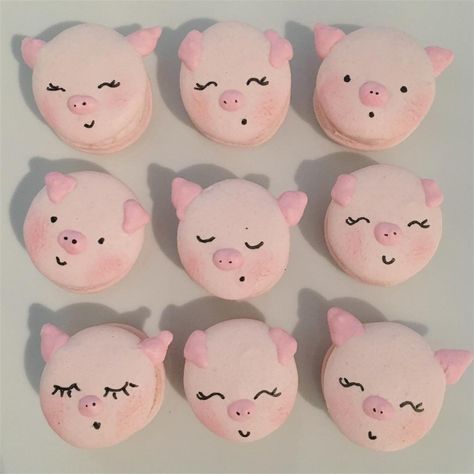 Instagram 上的 Kitty Kate Confections：「 Pig lemonade 🍋🍋🍋🍓🍓🍓🐷🐽🐷🐽 tomorrow at @littlejoberrys yup yup yup . . . #vegan #veganmacaron #veganmacarons #ottawa #ottawavegan #macaron… 」 Pig Macarons, Macaron Ideas, Vegan Macarons, Themed Food, Food Themes, Macaroons, Ottawa, Chinese New Year, Project Ideas