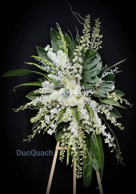 Grave Flowers Arrangements, Urn Flower Arrangements, Church Wedding Flowers, Sympathy Arrangements, Grave Flowers, Church Flower Arrangements, Flowers Arrangements, Easels, Sympathy Flowers