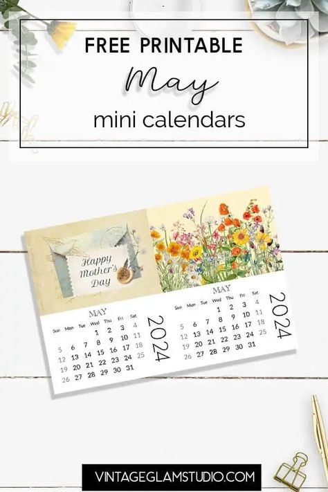 Free May Pocket Scrapbooking Mini Calendars Printables - Calander Printable, Diy Calendar, Mini Calendars, Pocket Scrapbooking, Calendar Printables, New Board, My Pinterest, I Am Happy, Cute Stickers