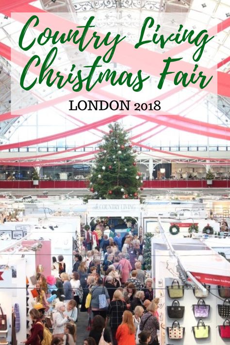 Photos and Crafts from the Country Living Christmas Fair in London. Rustic Decor Inspiration, Christmas Decor and so much more. Country Christmas Uk, Christmas In England Traditions, Country Living Christmas Fair, Edinburgh Christmas Market, The Christmas Tree Farm Book, Christmas Destinations, Diy Christmas Ornament, London Christmas, Ornament Tutorial