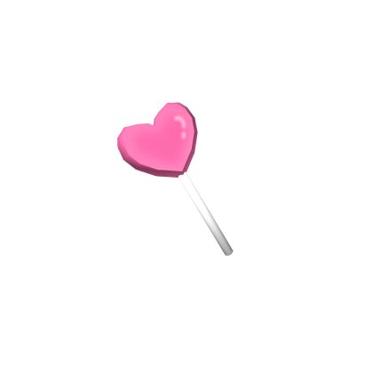 Pink Heart Lollipop, Pink Lollipop, Heart Lollipop, Pix Art, Create An Avatar, Play Roblox, 3d Icons, Heart Candy, Pink Heart