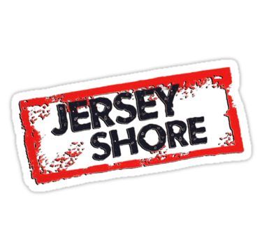 Jersey Shore Logo Sticker Shore Logo, Vans Painted Shoes Ideas, Shot Ski, Vans Aesthetic, Mtv Shows, Beer Pong Tables, Jersey Shore, Logo Sticker, New Jersey