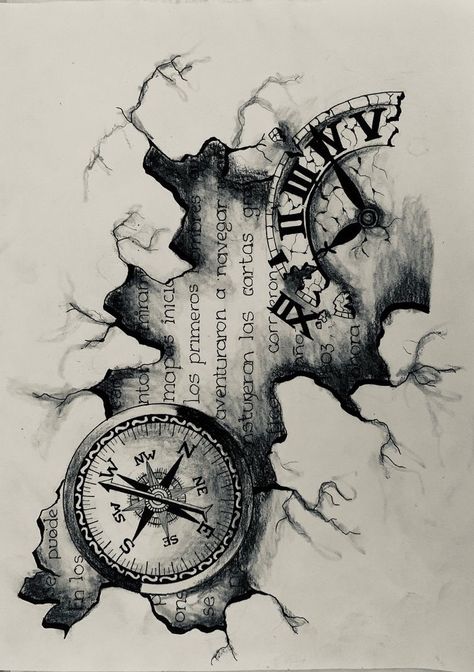 Broken Clock Design, Map Inktober, Tattoo Sleeve Stencil, Biomech Tattoo, Right Person Wrong Time, Arm Tattoos Drawing, Tattoo Design Tattoo, Tattoo Salon, Clock Tattoo Design