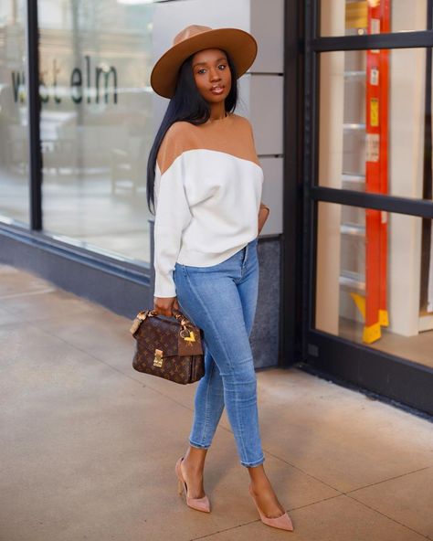 Black Women Spring Fashion, Casual Chic Outfits Black Women, Black Women Fall Fashion, Chique Outfits, Va Va Voom, Fall Fashion Outfits, Winter Fashion Outfits, Mode Style, Fall Winter Outfits