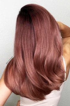 Peachy Shades of Rose Gold Hair Picture 4 Brown Ombre Hair Color, Hair Color Asian, Gold Ideas, Brown Hair Shades, Gold Hair Colors, Hair Color Rose Gold, Brown Ombre Hair, Brown Hair With Blonde Highlights, Rose Gold Hair