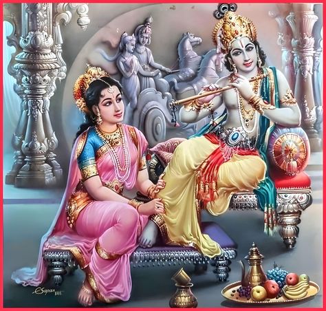 The divine couple Rukmini Shyam✨️ Tamil God, Target Art, Divine Couple, Yashoda Krishna, Krishna Avatar, Jay Jay, God Images, Krishna Statue, Lord Krishna Hd Wallpaper