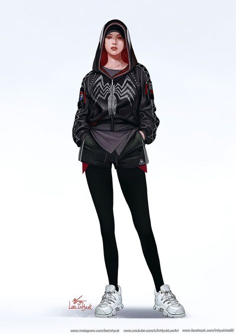 ArtStation - Venom Girl, InHyuk Lee Venom Oc Girl, Fem Venom, Spider Woman Suit Concept Art, Venom Women, Female Venom, Spider Reference, Black Widow Concept Art, Venom Girl, Inhyuk Lee