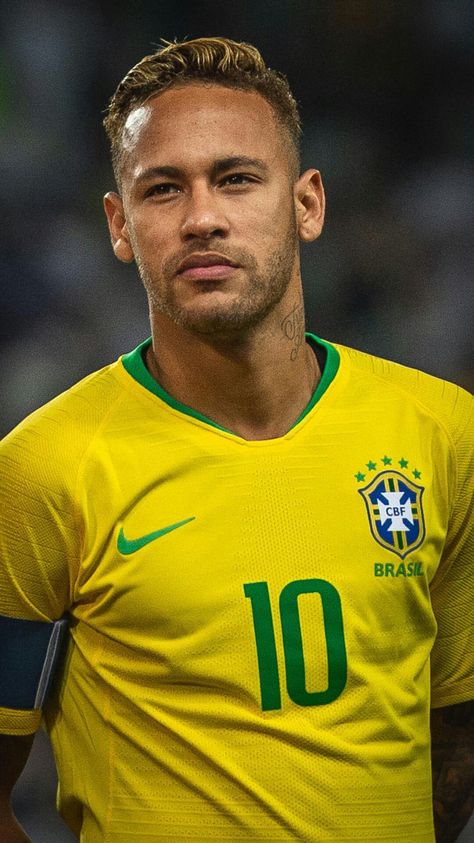 Neymar Jr Hairstyle, Neymar Videos, Brazil Football Team, Neymar Brazil, Neymar Jr Wallpapers, Soccer Photography, Neymar Football, National Football Teams, Soccer Player