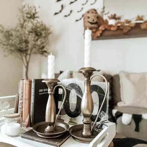 Adding timeless elegance to my home with these stunning Bronze Candlestick with Arched Handle from @antiquefarmhouse ! 🕯️✨ The quality is unmatched—the weight and finish make these candlesticks feel like true vintage treasures. They’re the perfect way to elevate any space, from my fireplace mantel to my dining table. I love how the slightly different sizes create a beautiful dimensional display. Whether part of a cozy vignette or styled as a centerpiece, they bring a warm, antique-inspired c... Bronze Candlesticks, Dining Room Centerpiece, Fireplace Mantel, Antique Inspiration, Antique Farmhouse, Fireplace Mantels, True Vintage, My Home, Perfect Pair