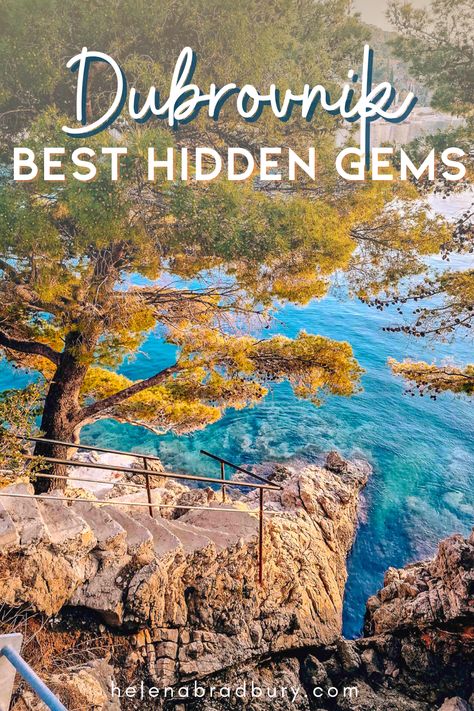 From local favourites, hidden beaches, secret bars and quirky Dubrovnik spots, to cheap eats and hidden viewpoints, these are the best Dubrovnik hidden gems to add to your trip. | hidden gems in dubrovnik | dubrovnik off the beaten path | dubrovnik hidden spots | croatia hidden gems | dubrovnik croatia beach | hidden gems in croatia | dubrovnik croatia food | dubrovnik croatia things to do | cool places in Dubrovnik | hotel belvedere dubrovnik | things to do in Dubrovnik outside old town Cave Bar Dubrovnik, Banje Beach Dubrovnik, Dubrovnik Croatia Things To Do, Dubrovnik Outfit Ideas, Dubrovnik Croatia Food, Old Town Dubrovnik, Things To Do In Dubrovnik Croatia, Dubrovnik Beach, Montenegro Roadtrip