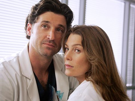 Patrick Dempsey Reveals Leaving <em>Grey's Anatomy</em> Was a Joint Decision with Shonda Rhimes Young Meredith Grey, Derek And Meredith, Outfits Mit Leggings, Bridget Jones Baby, Greys Anatomy Derek, Greys Anatomy Couples, Meredith And Derek, Greys Anatomy Funny, Greys Anatomy Characters