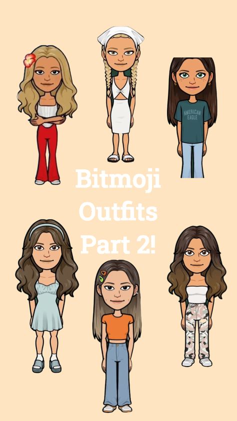 Tropical Bitmoji Outfits, Easter Bitmoji Outfit, Bitmoji Fits Summer, Bitmoji Outfits Spring, Bitmoji Summer, Snapchat Clothes, Cute Bitmoji Outfits Summer, Summer Bitmoji Outfits, Pretty Bitmoji Ideas