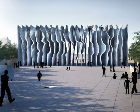 David Adjaye, Ron Arad, Architectural Rendering, Structure Architecture, Zaha Hadid, Sculpture Installation, Architecture Sketch, Contemporary Architecture, Public Art