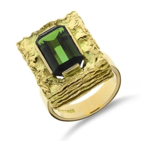 https://jewelleryrings.co.uk/ Find many great new & used options and get the best deals for Stittgen 18K Yellow Gold Green Tourmaline Modernist Ring GR-3031 at the best online prices at eBay! Free delivery for many products! Black Hills Gold Rings, Half Bezel, Modernist Ring, Gold Frames, House Studio, Black Hills Gold, Textured Ring, Toggle Bracelet, Tourmaline Ring