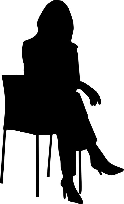 Silhouette Business Chair - Free vector graphic on Pixabay Model Photoshop, Woman Images, Silhouette People, Architecture People, Free Silhouette, Silhouette Images, Silhouette Stencil, Female Profile, Grafic Design