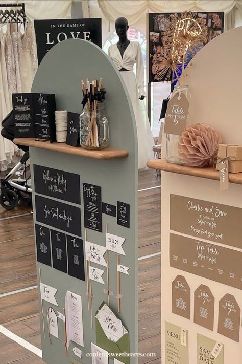 Wedding Stationery Exhibition Stand, Wedding Fair Stand Ideas, Wedding Stationery Display, Lawn Ideas, Wedding Fairs, Outdoor Bride, Wedding Fayre, Bridal Expo, Business Stationary